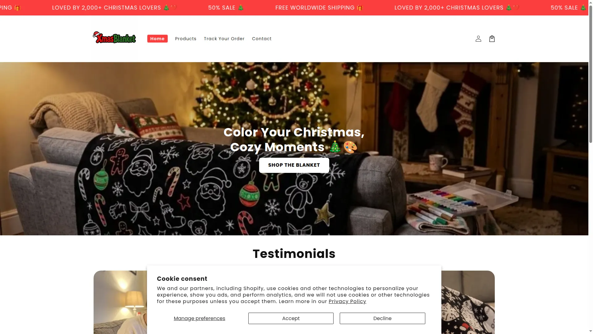 Xmasblanketco.store