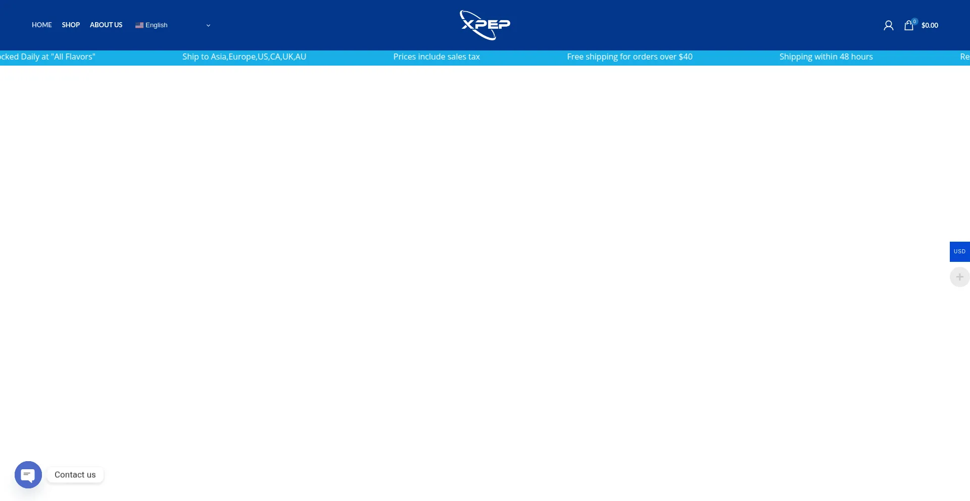 Website screenshot of Xpepmall.com
