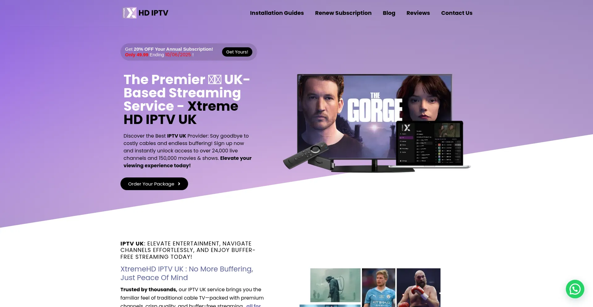 Website screenshot of Xtremehd-8k.xyz