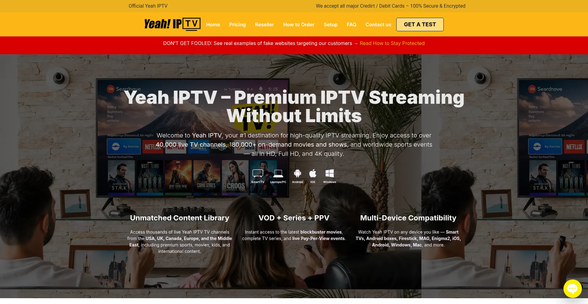 Yeahiptv.io est-il Sûr et Fiable ?