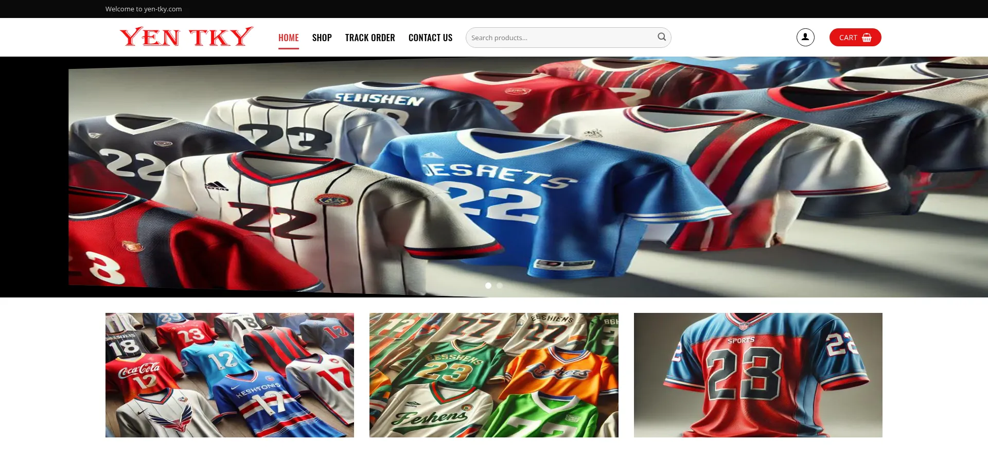 Website screenshot of Yen-tky.com