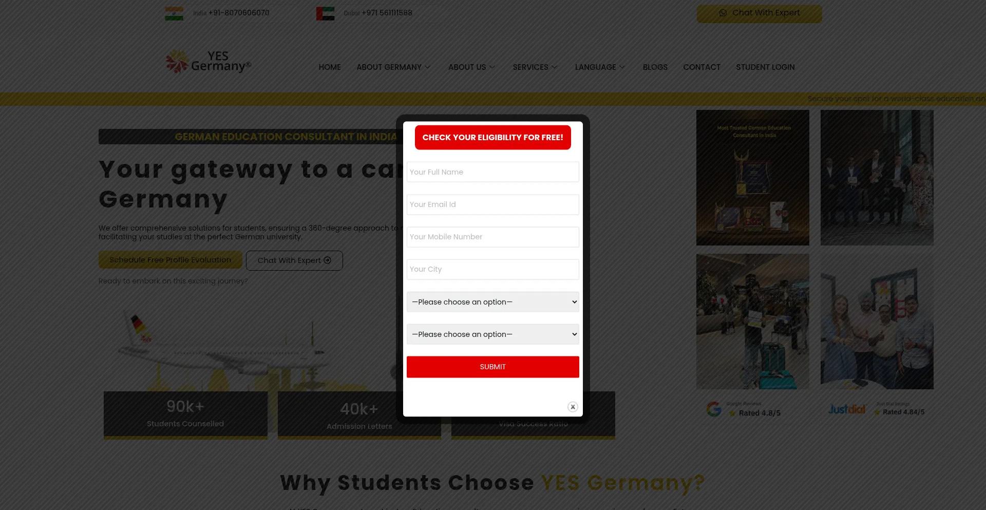 Yesgermany.com Screenshot