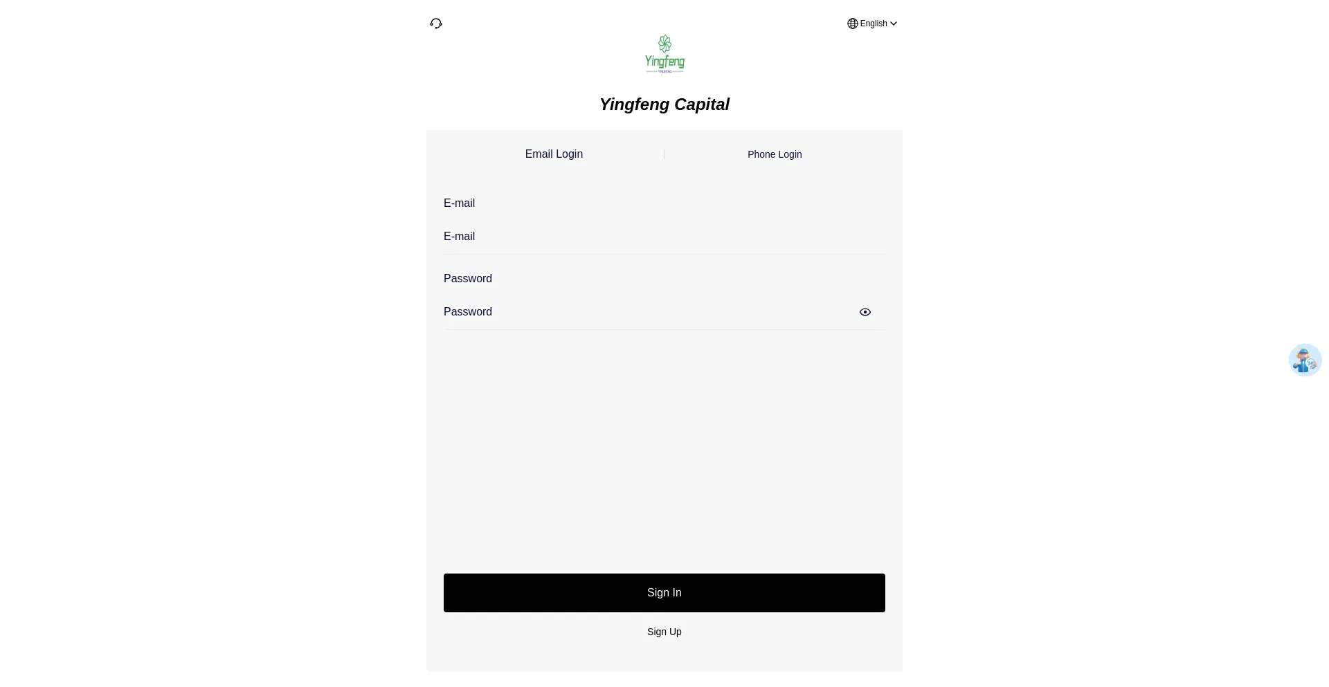 Website screenshot of Yf58.xyz