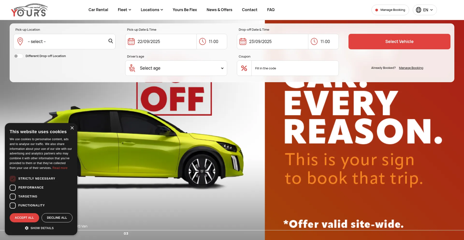 Yourscarrental.com