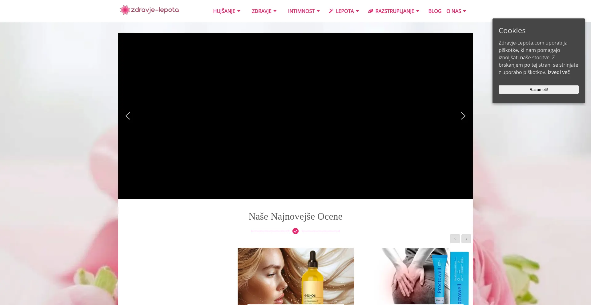 Zdravje-lepota.com Screenshot