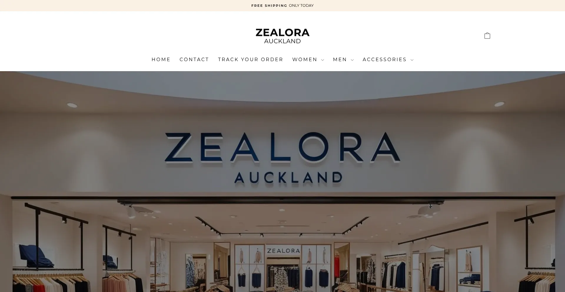 Website screenshot of Zealora-auckland.com