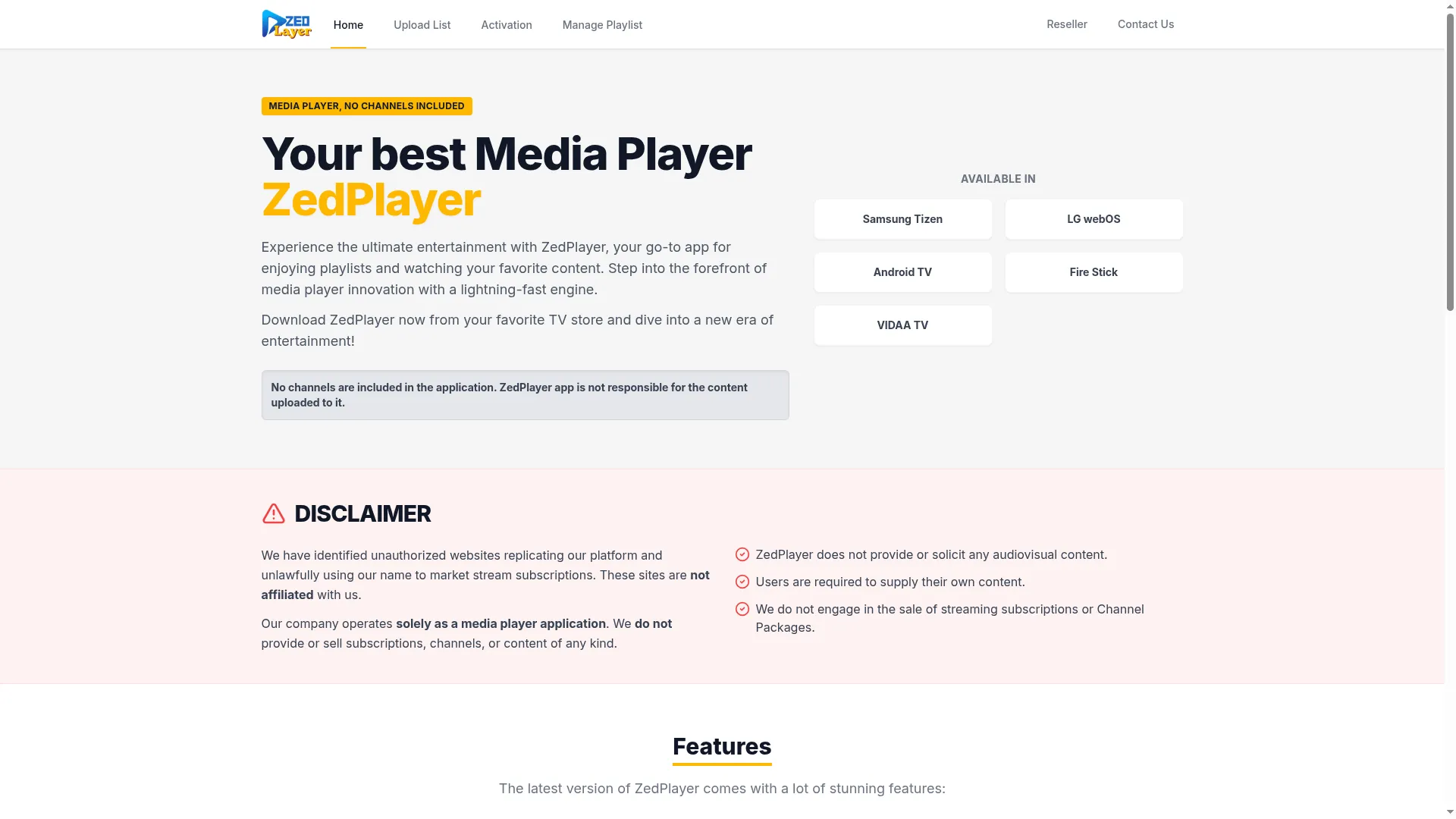Zedplayer.com