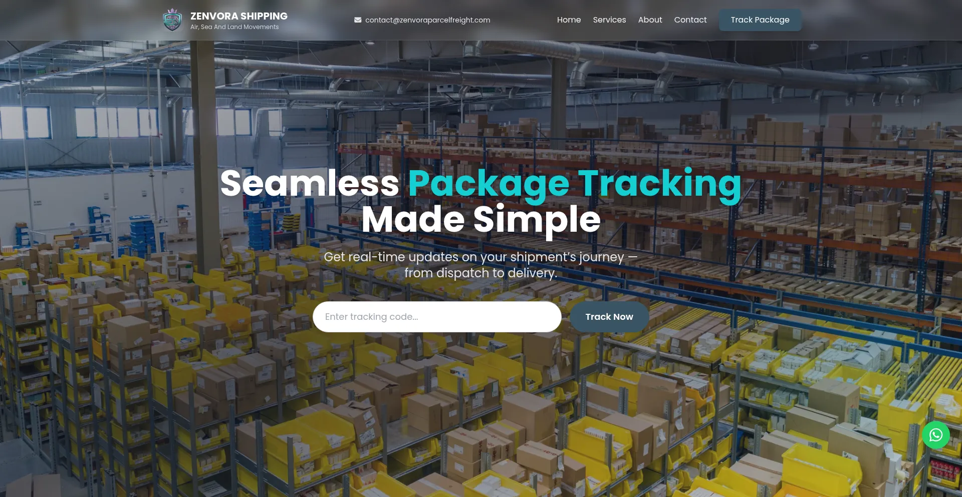 Zenvoraparcelfreight.com