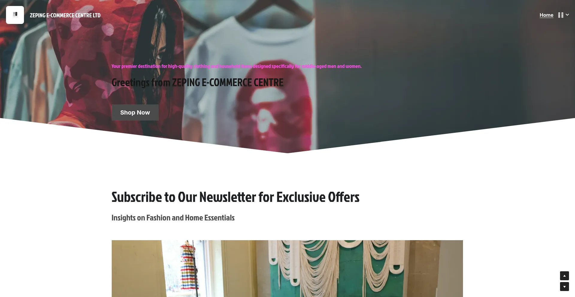 Website screenshot of Zeping.vip
