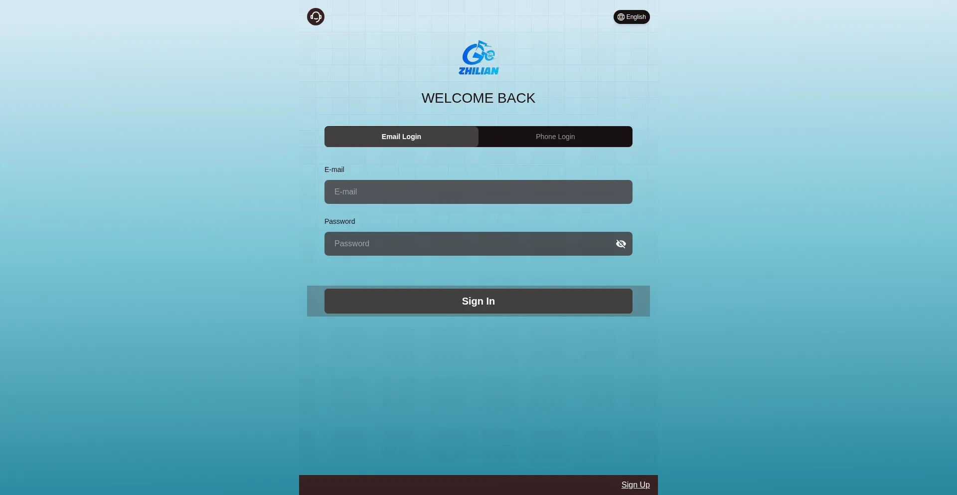 Website screenshot of Zhilian-life.com