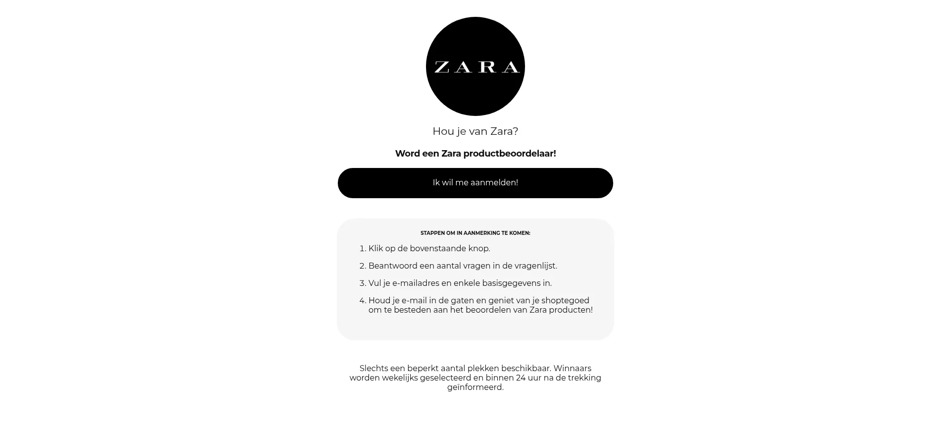 Website screenshot of Zijtest.com