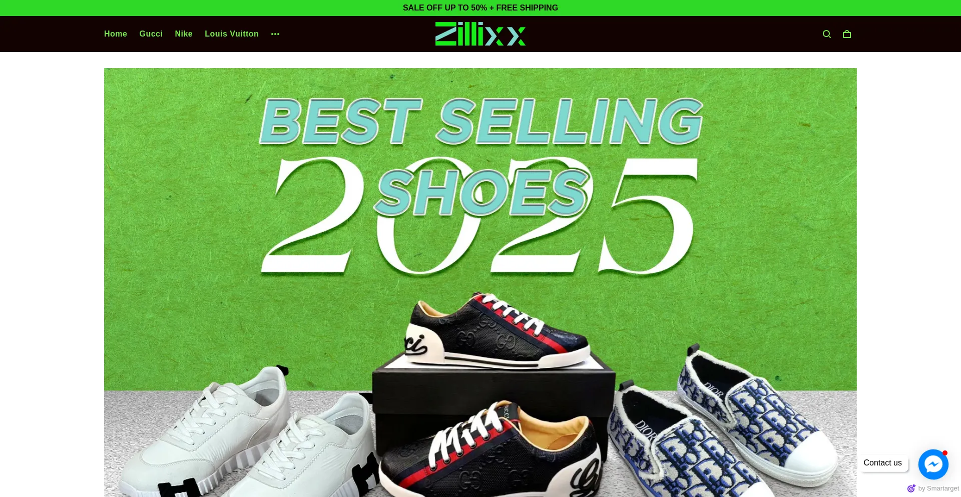 Website screenshot of Zillixx.com