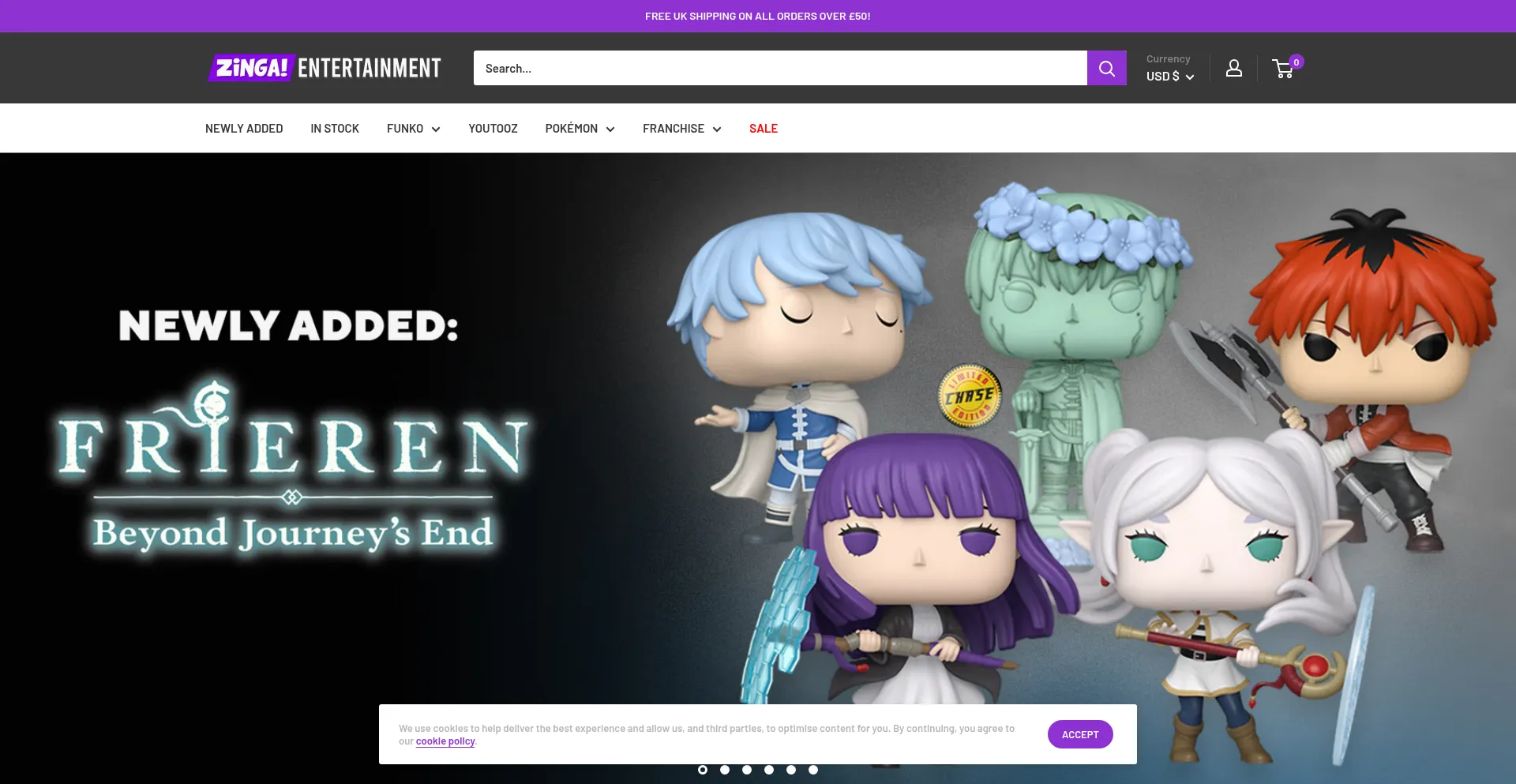 Zingaentertainment.com Screenshot