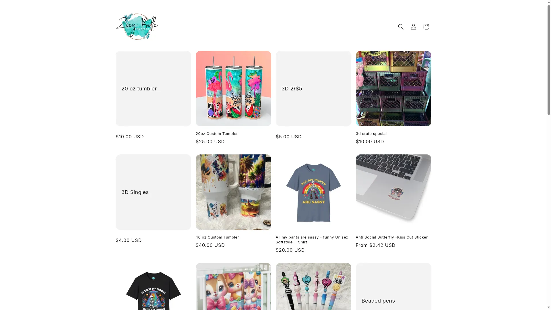 Zoeybellecreations.com
