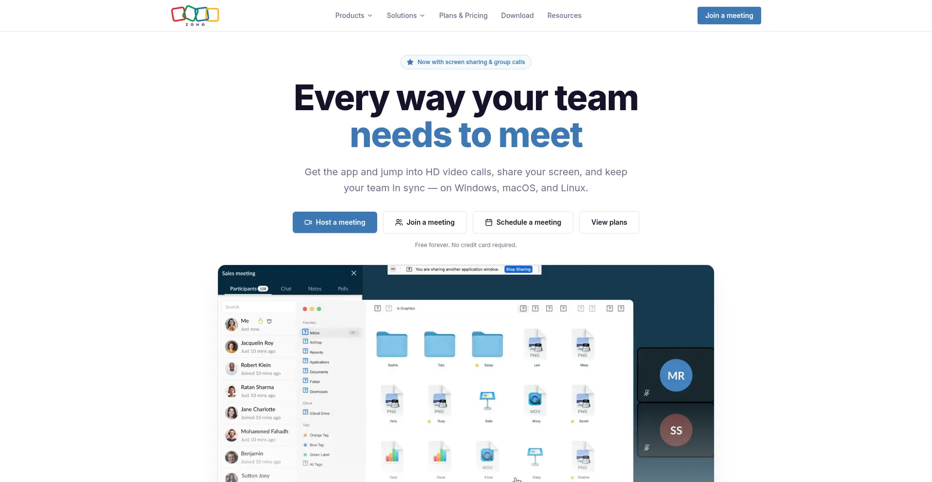 Zohowebmeeting.com