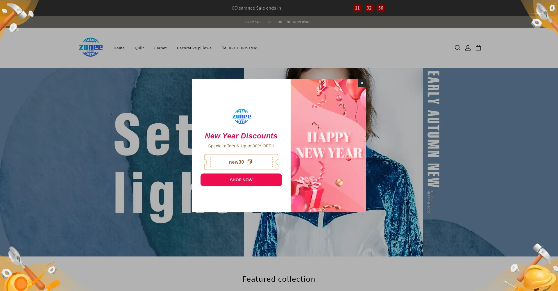 Website screenshot of Zoneeighteen.com