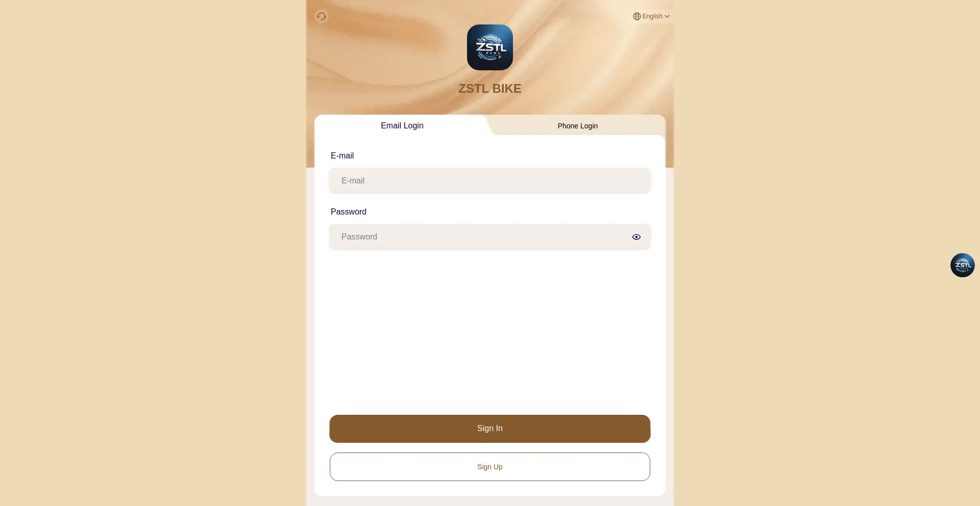 Website screenshot of Zstlbike.xin